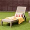 Outdoor Recliner Chaise Lounge Chair Adjustable Height 5 Position Backrest